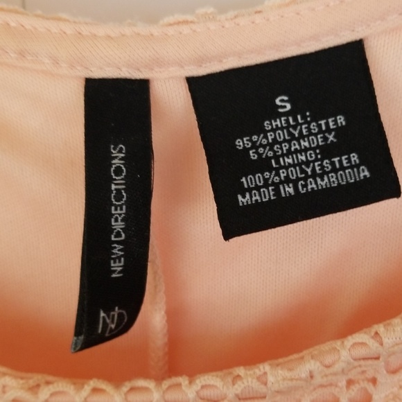 Beautiful Pink Lace Tunic - Picture 4 of 7